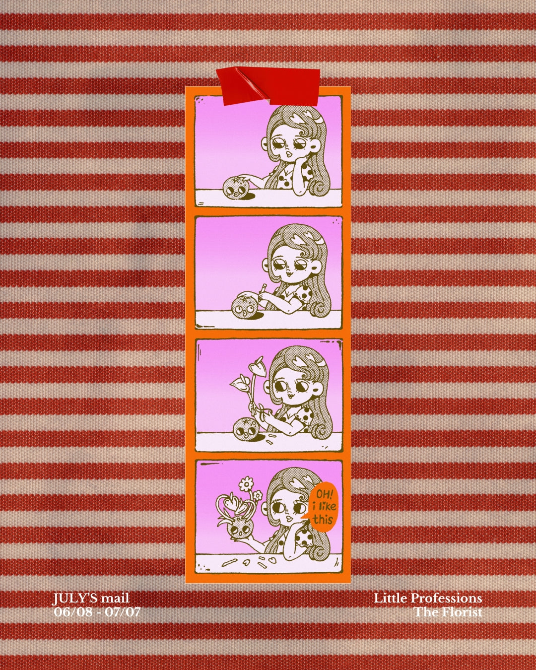 Florist Comic Bookmark
