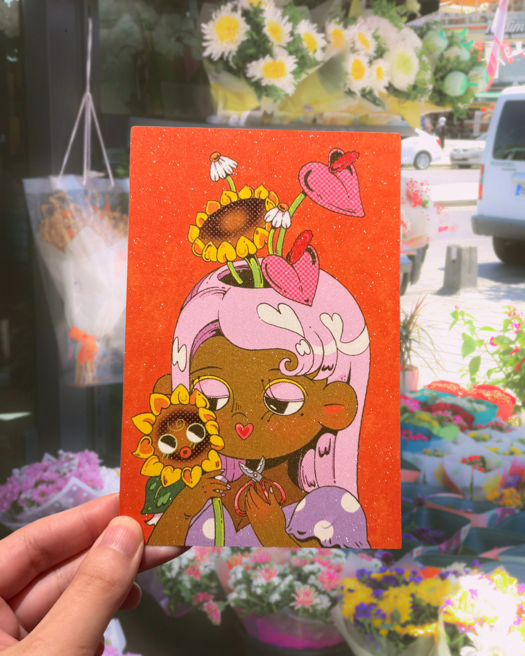 The Florist Art Print