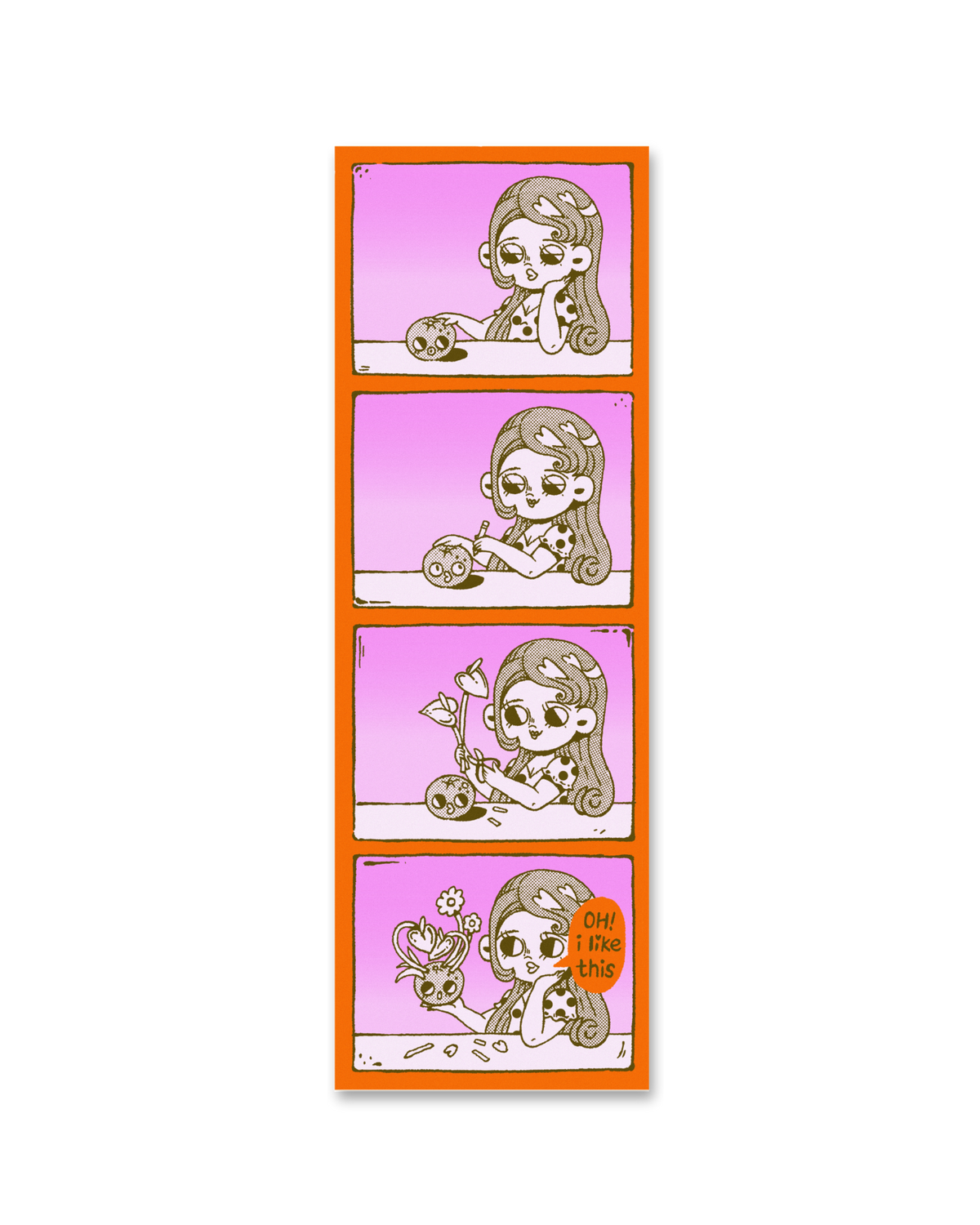 Florist Comic Bookmark