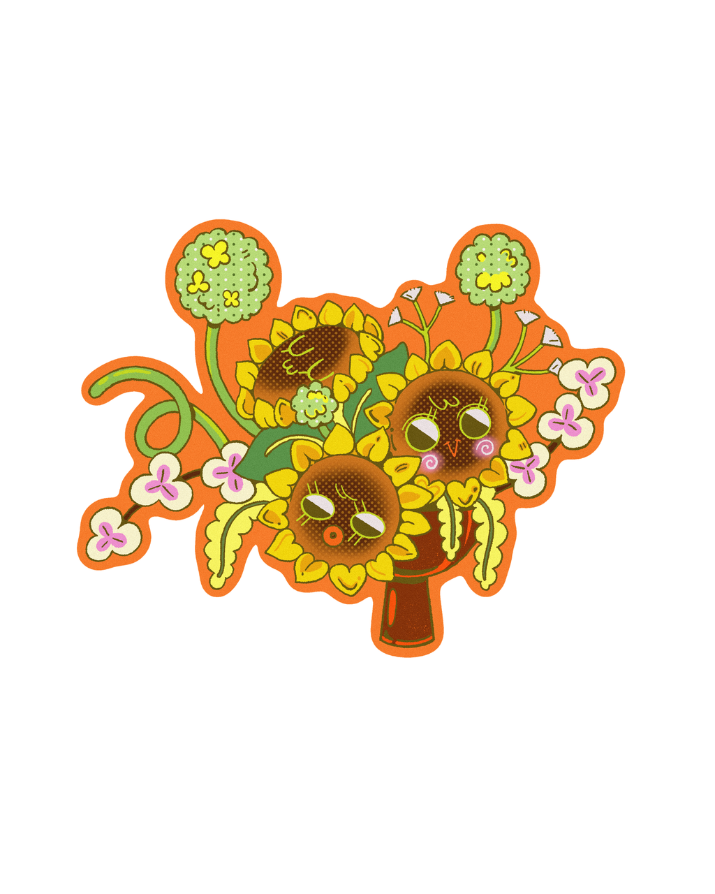The Sunflower Sticker