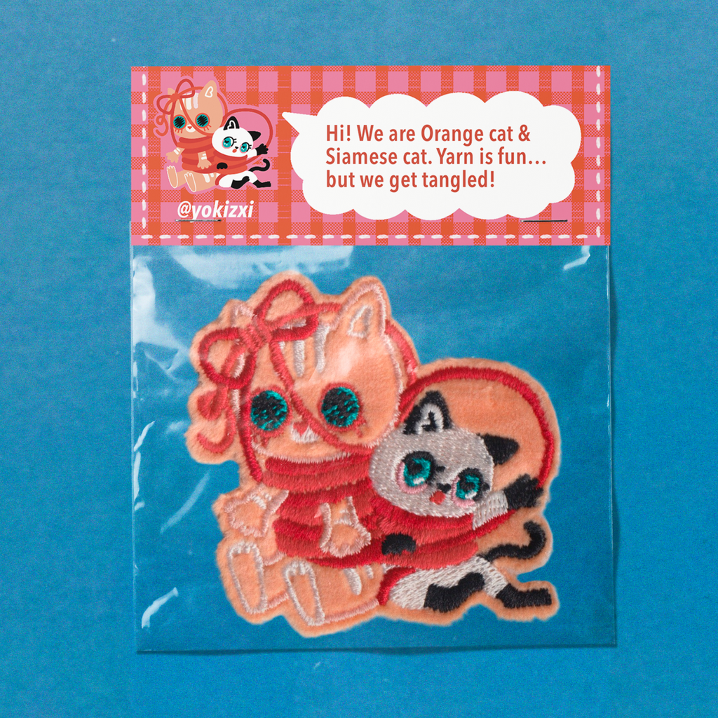 Yarn Ball Cat Patch