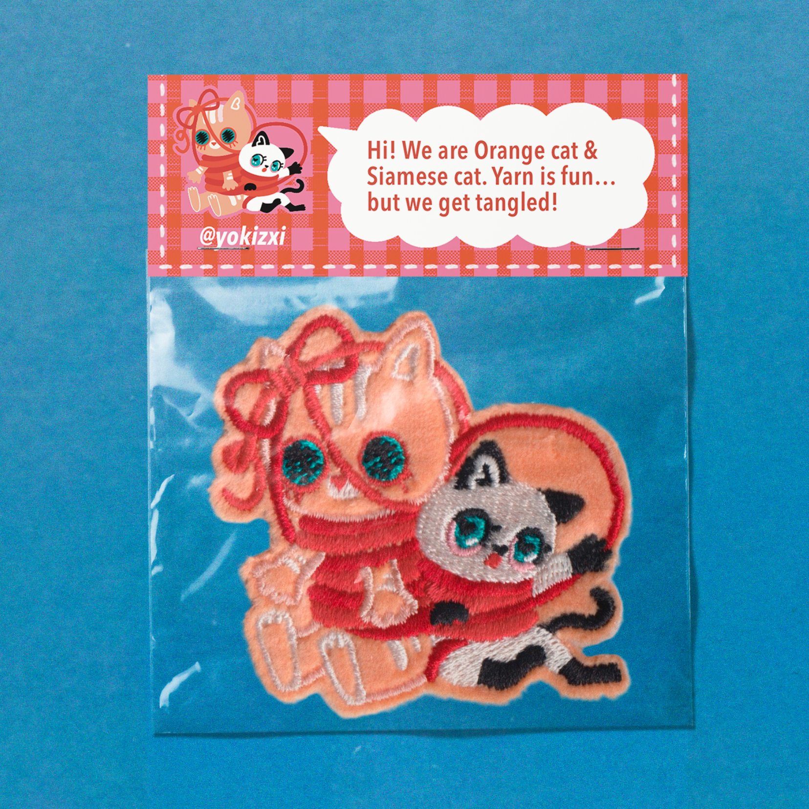 Yarn Ball Cat Patch