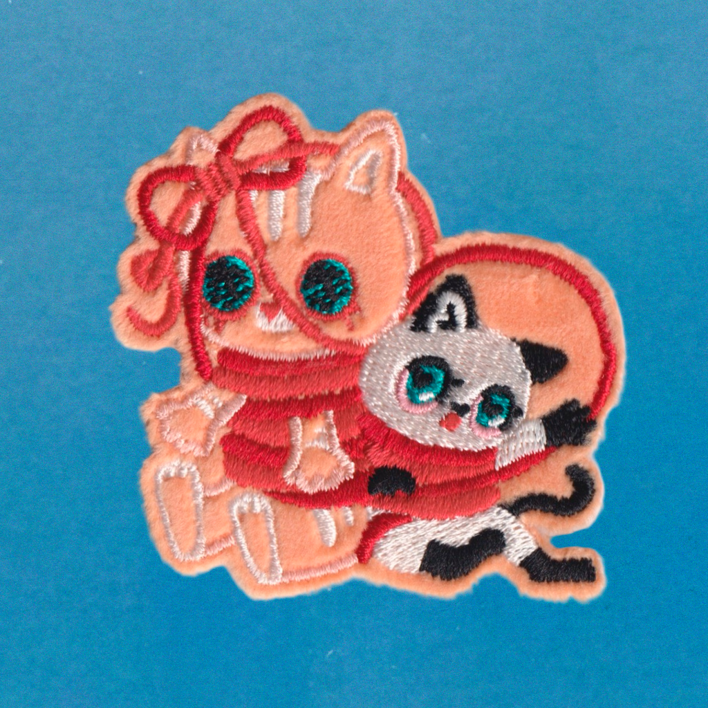Yarn Ball Cat Patch